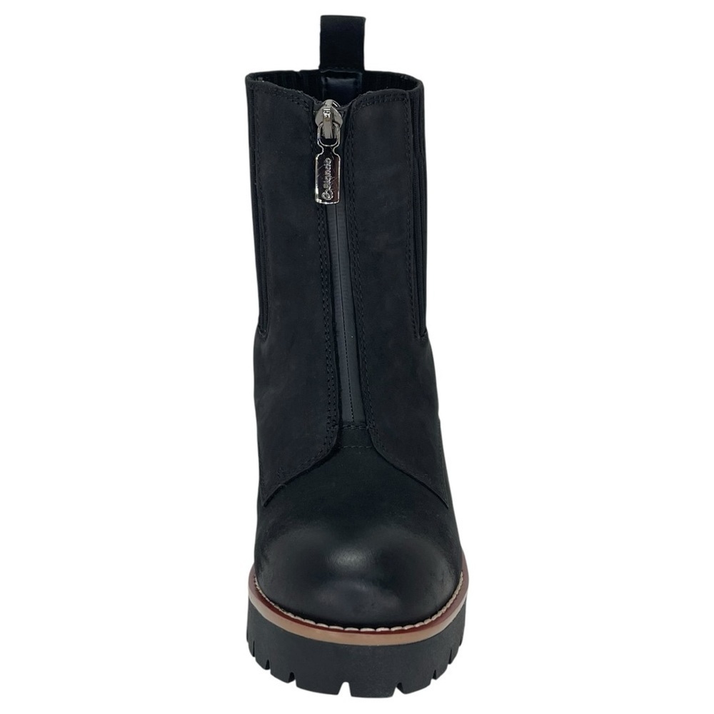Aqua College Dream Black Nubuck Leather Waterproof Womens Ankle Boots Size 6.5M - Picture 6 of 13